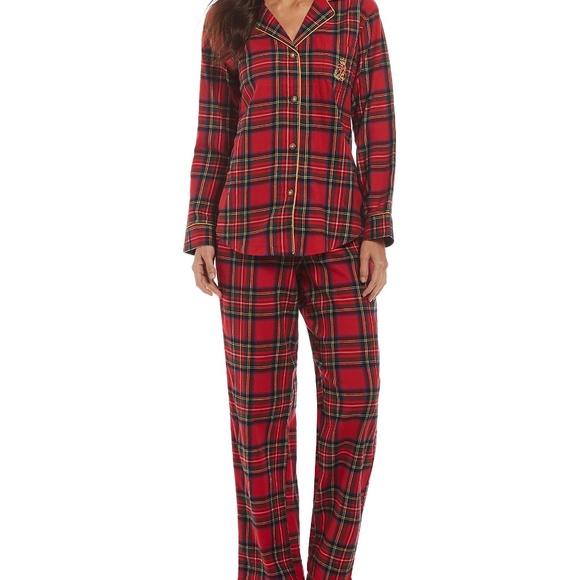 Ralph Lauren Other - Ralph Lauren Red Plaid Pajama Set